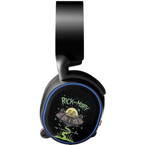 Adult Swim Rick and Morty Spaceship SteelSeries Arctis 3 Skin